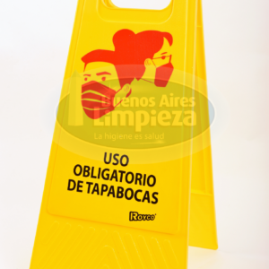 Cartel Señal de Piso - Tapaboca