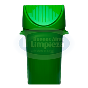Cesto Residual Plástico Tapa Vaivén